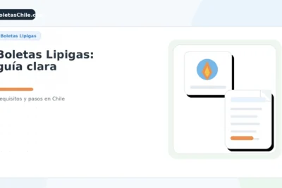 boletas Lipigas, requisitos y pasos en Chile.