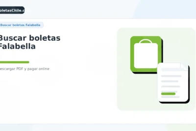 buscar boletas Falabella, descargar PDF y pagar online en Chile.