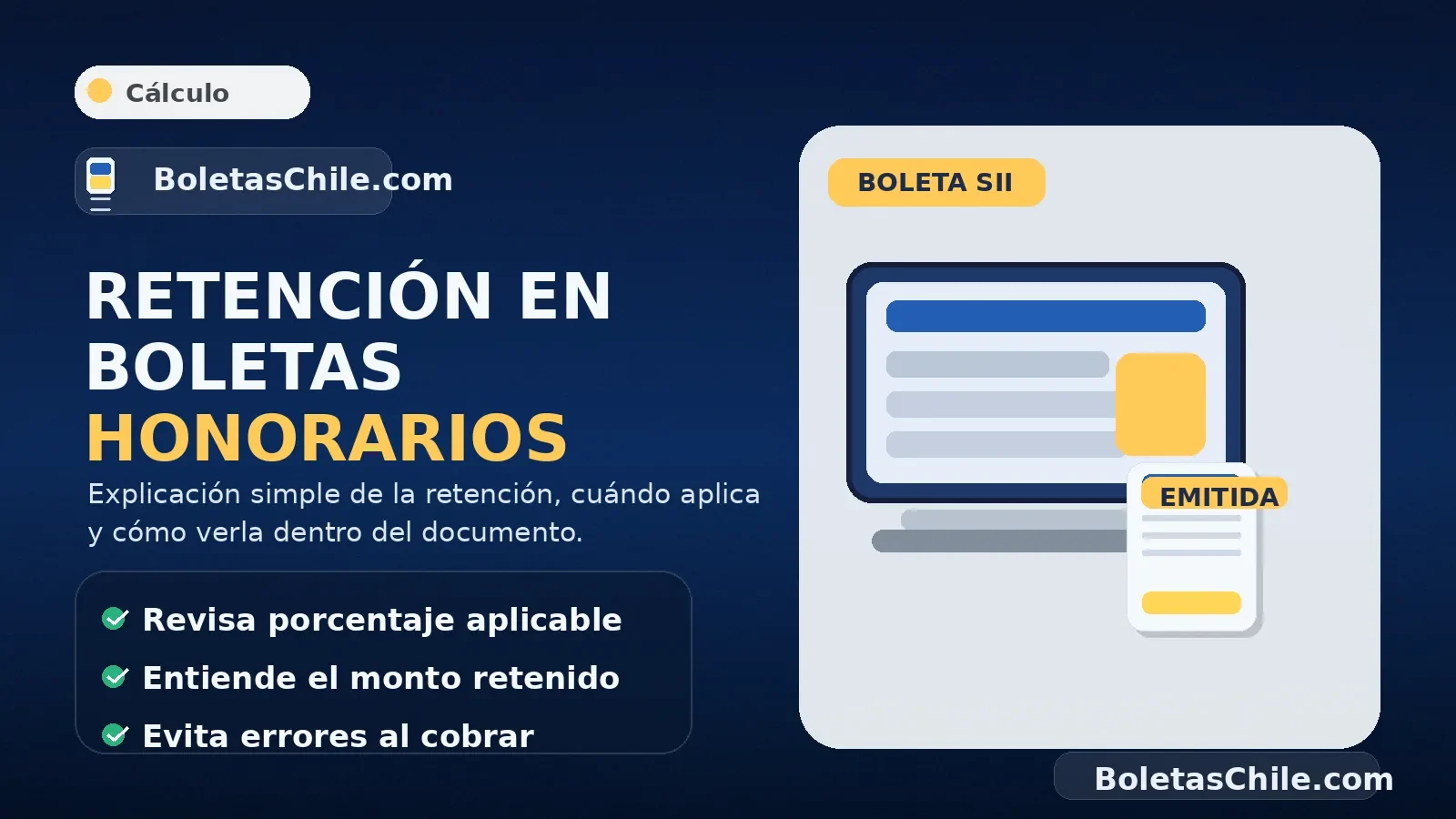 cómo emitir una boleta de honorarios en el SII paso a paso.