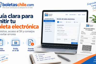 Cómo emitir boletas electrónicas SII
