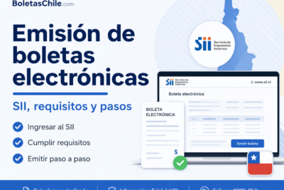 Emisión boletas electrónicas SUNAT