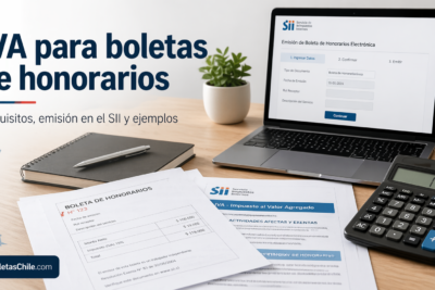 Iva para boletas de honorarios