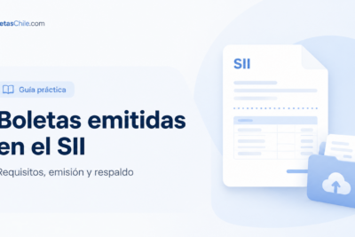 SII boletas de honorarios emitidas