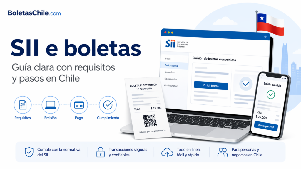 Sii e boletas guía clara con requisitos y pasos en Chile