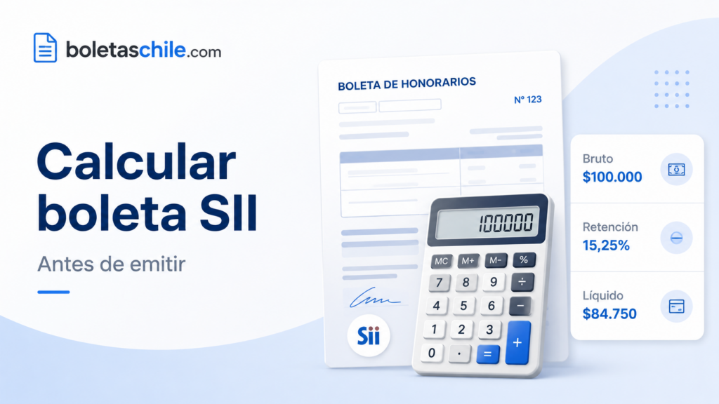 Boleta de honorarios SII