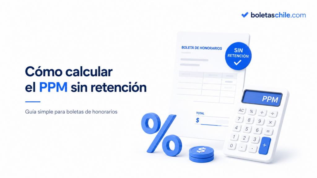 Boleta de honorarios sin retención