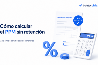 Boleta de honorarios sin retención