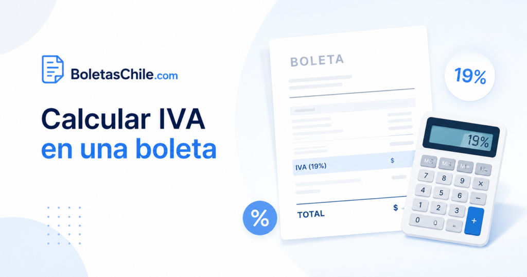 Cómo calcular IVA en una boleta