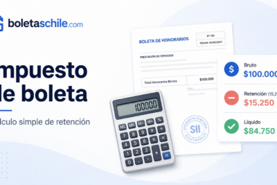 Cómo calcular el impuesto de una boleta de honorarios