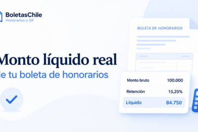 Cómo calcular el líquido de una boleta de honorarios
