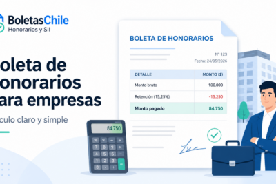 Cómo calcular una boleta de honorarios para empresas